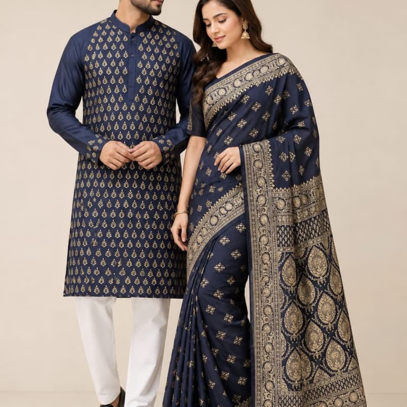 শাড়ি + ব্লাউজ + পাঞ্জাবি
